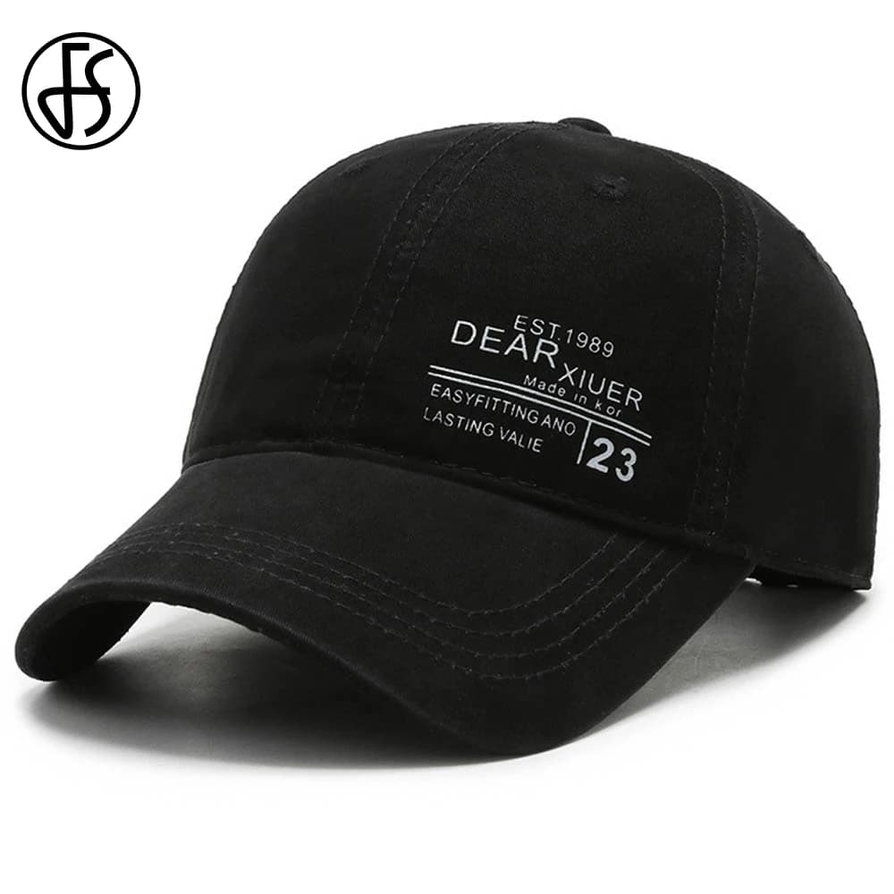 FS Navy Blue Summer Baseball Caps For Men Women Brand Street Letter Snapback Hip Hop Cap Cotton Outdoor Sports Trucker Hat Bone