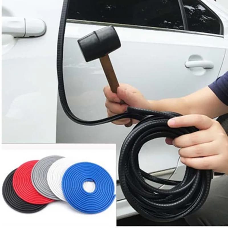Striscia di tenuta per auto guarnizione in gomma bordo della portiera per auto sigillante in gomma adesivi per protezione pilastro a U isolamento acustico strisce sigillate per auto