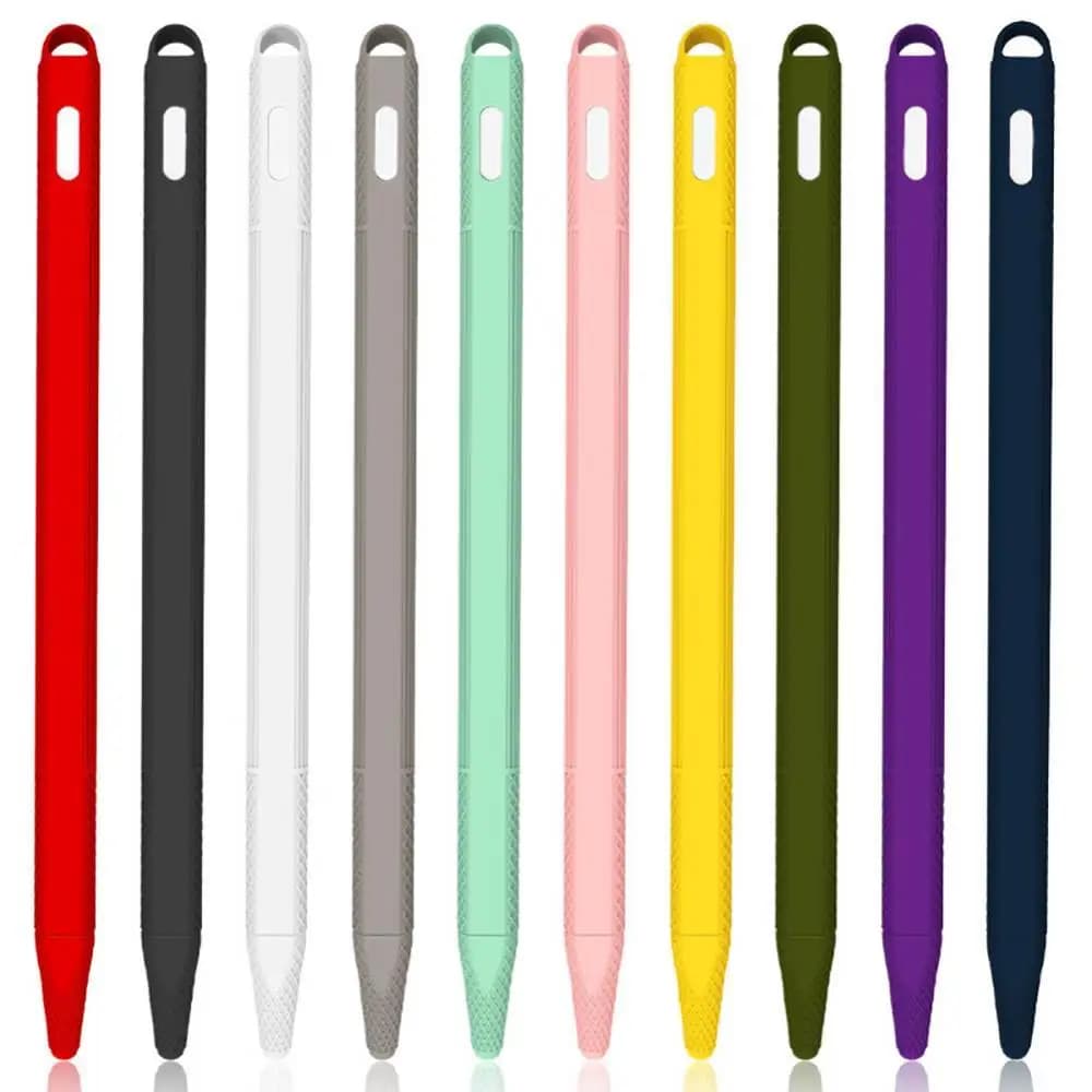 Compatibile in Silicone per iPad Pencil 2 Gen compatibile Tablet Touch Pen stilo per iPad custodia protettiva morbida custodia anti-perso