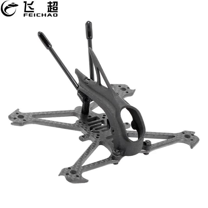 FEICHAO Herbie 112 112mm 2.5 pollici telaio stuzzicadenti Kit telaio in fibra di carbonio 3K con baldacchino in Nylon per FPV Racing Drone modelli RC fai da te