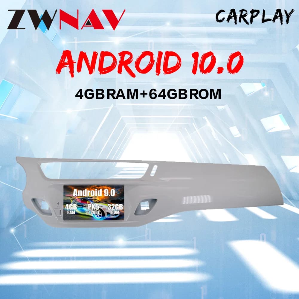 Lettore DVD per auto Android 10.0 per Citroen C3 DS3 2010+ Navigazione GPS Carplay Touch Screen 2 Din Stereo AM Radio FM Bluetooth DSP