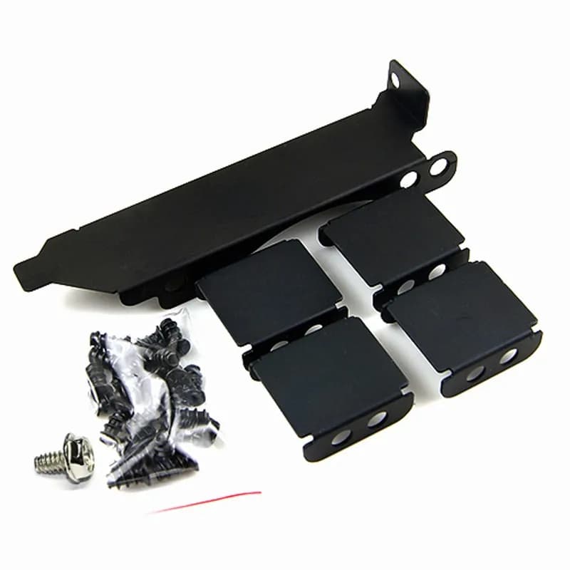 1 Set staffa per Slot PCI a doppia ventola per scheda video ventola 3x8cm/9cm