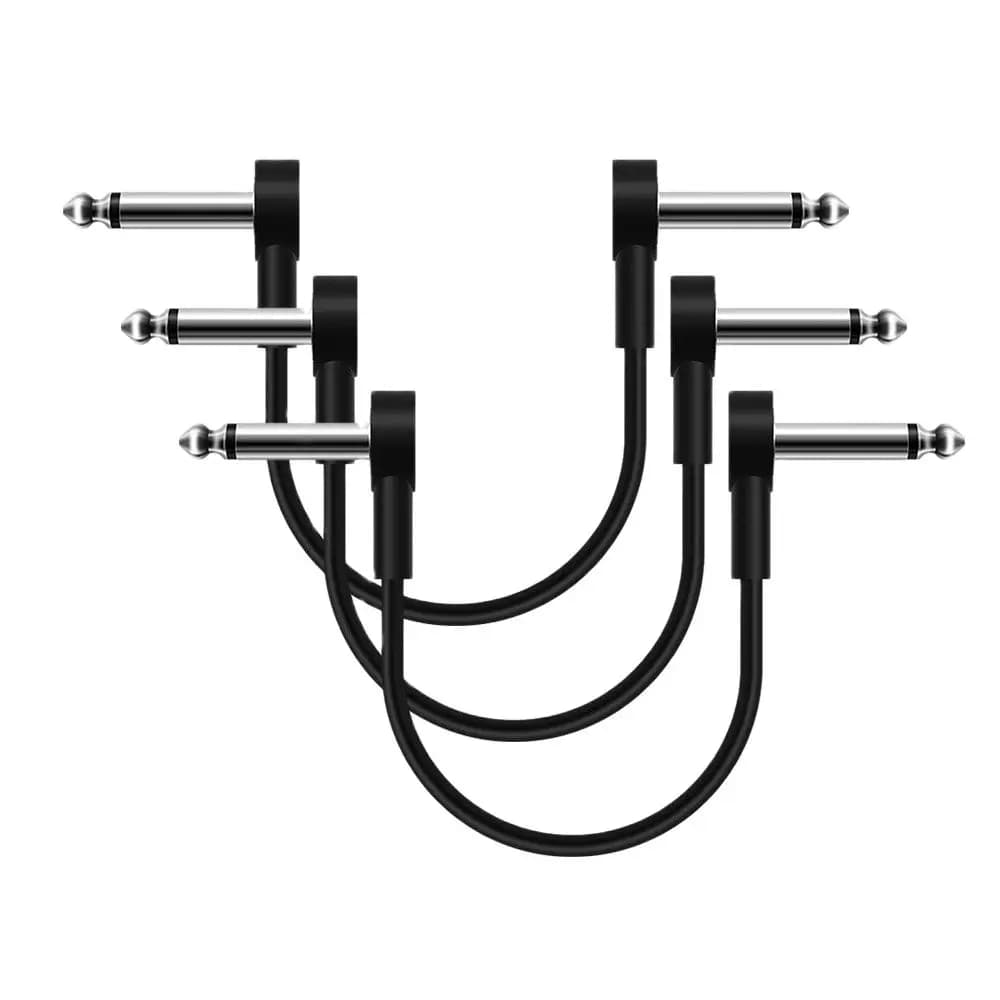 Cavo Patch SONICAKE per Pedali Effetto Chitarra Elettrica, Nero, 3-6 Pezzi, 15cm, Maschio-Maschio, Accessori per Strumenti Musicali