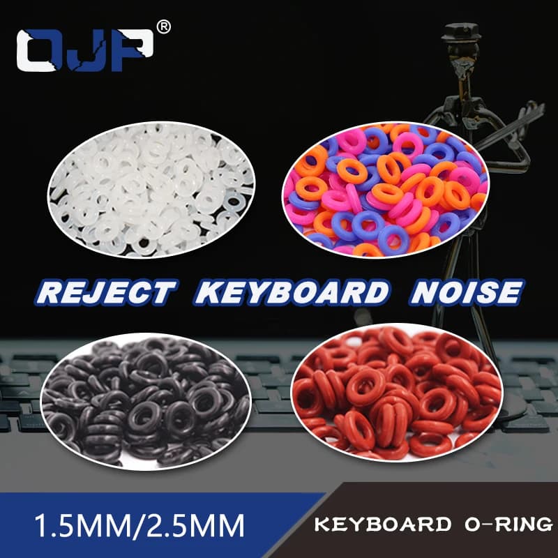 125 pcs Copritasti O Ring Seal Switch Sound Sprinklers For Cherry MX Keyboard Replacement Replacement Reduction of Noise Keyboard O-ring-. -