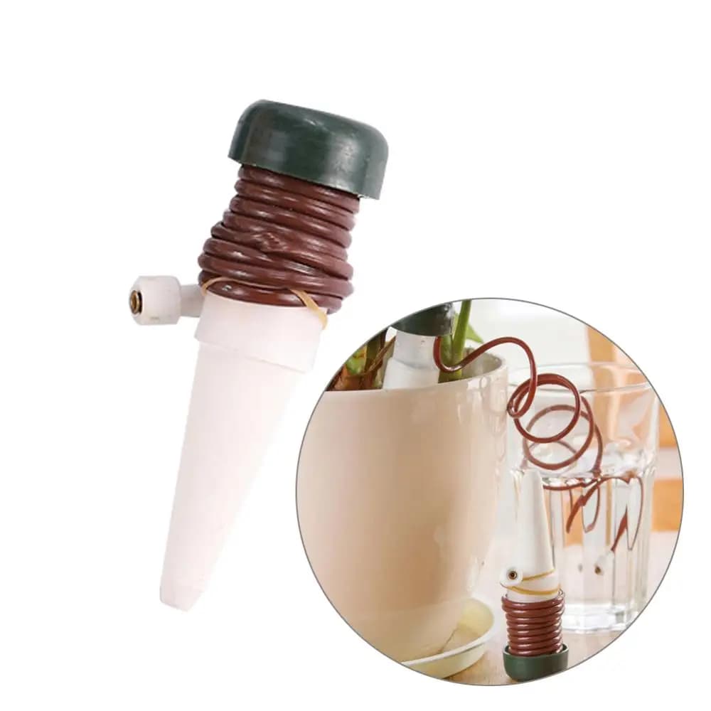 1Pc punte autoirriganti in ceramica palo automatico per irrigazione a goccia per piante per sistema di irrigazione a goccia per orto da giardino