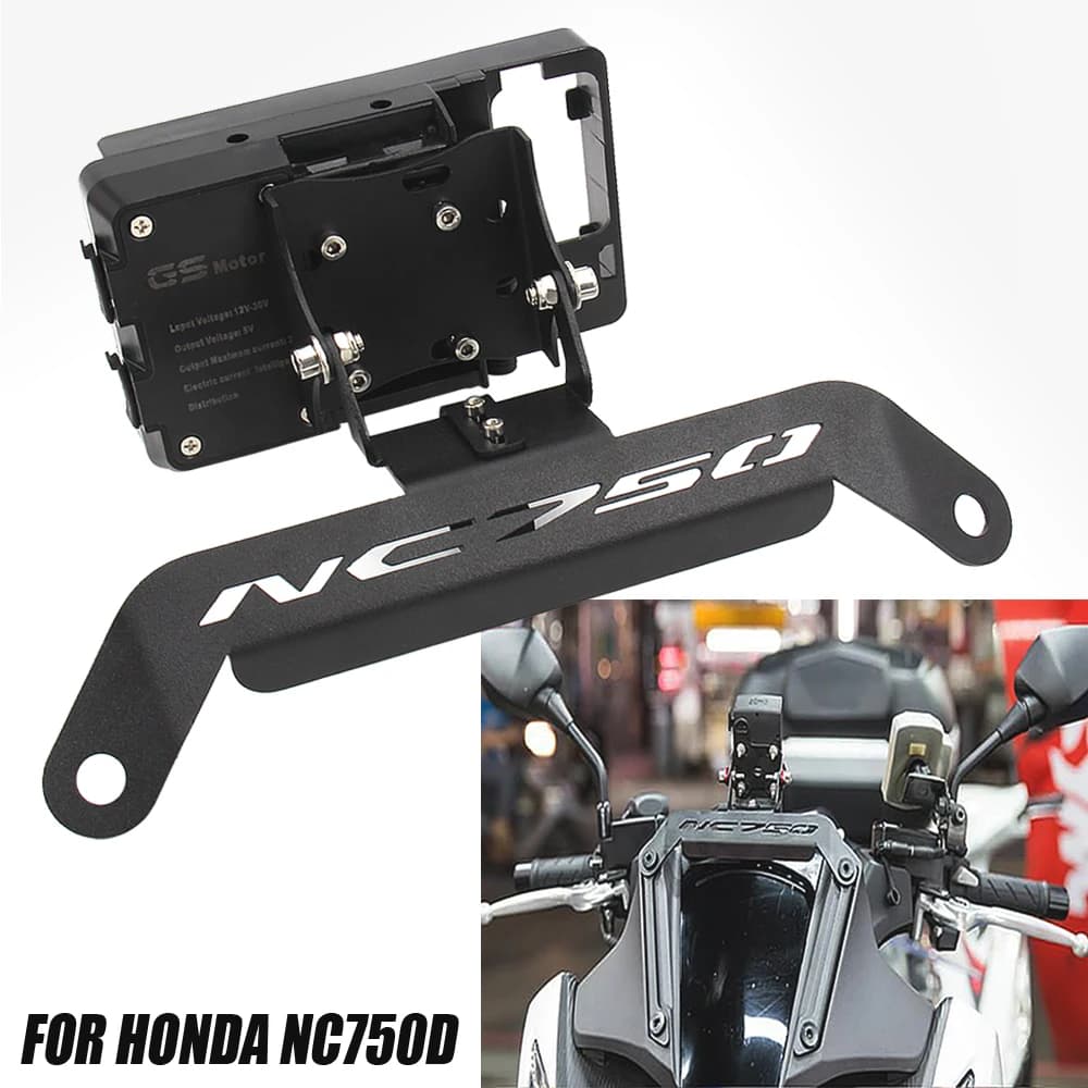 Accessori moto Per HONDA NC750D NC 750D NC750 D Anteriore Del Telefono Del Supporto Del Basamento Del Telefono Smartphone GPS di Navigazione Utilizzabile Piatto di Staffa