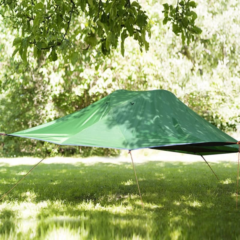 Camping hammock with mosquito net, hanging tent, aluminium pole, hanging tree tent ultralight waterproof