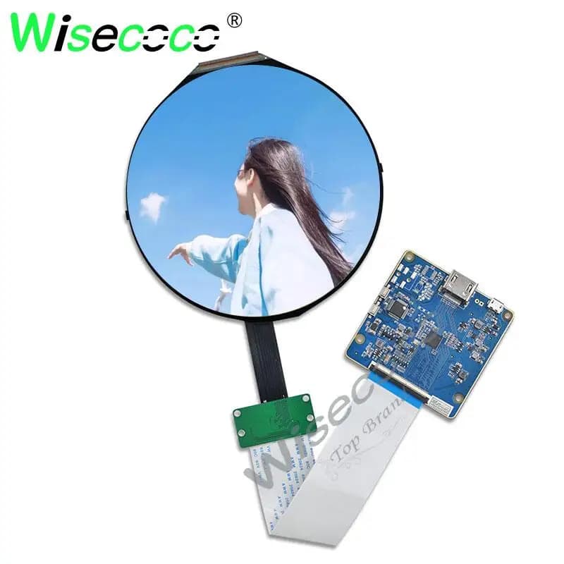 Display LCD rotondo 5 pollici 1080x1080 Raspberry Pi Smart Home Digital Signage Display circolare MIPI 4 corsie 50pin pannello