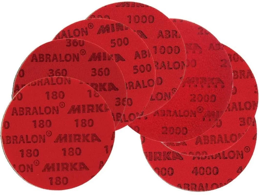 5 inch Mirka Abralon abrasive disc sponge Polishing and polishing discs with hook and ring grit 180-4000 125 mm abrasive paper