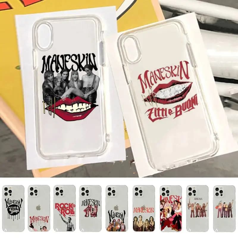 Maneskin Damiano David Cassa Del Telefono per iphone 13 11 12 pro XS MAX 8 7 6 6S Plus X 5S SE 2020 XR caso