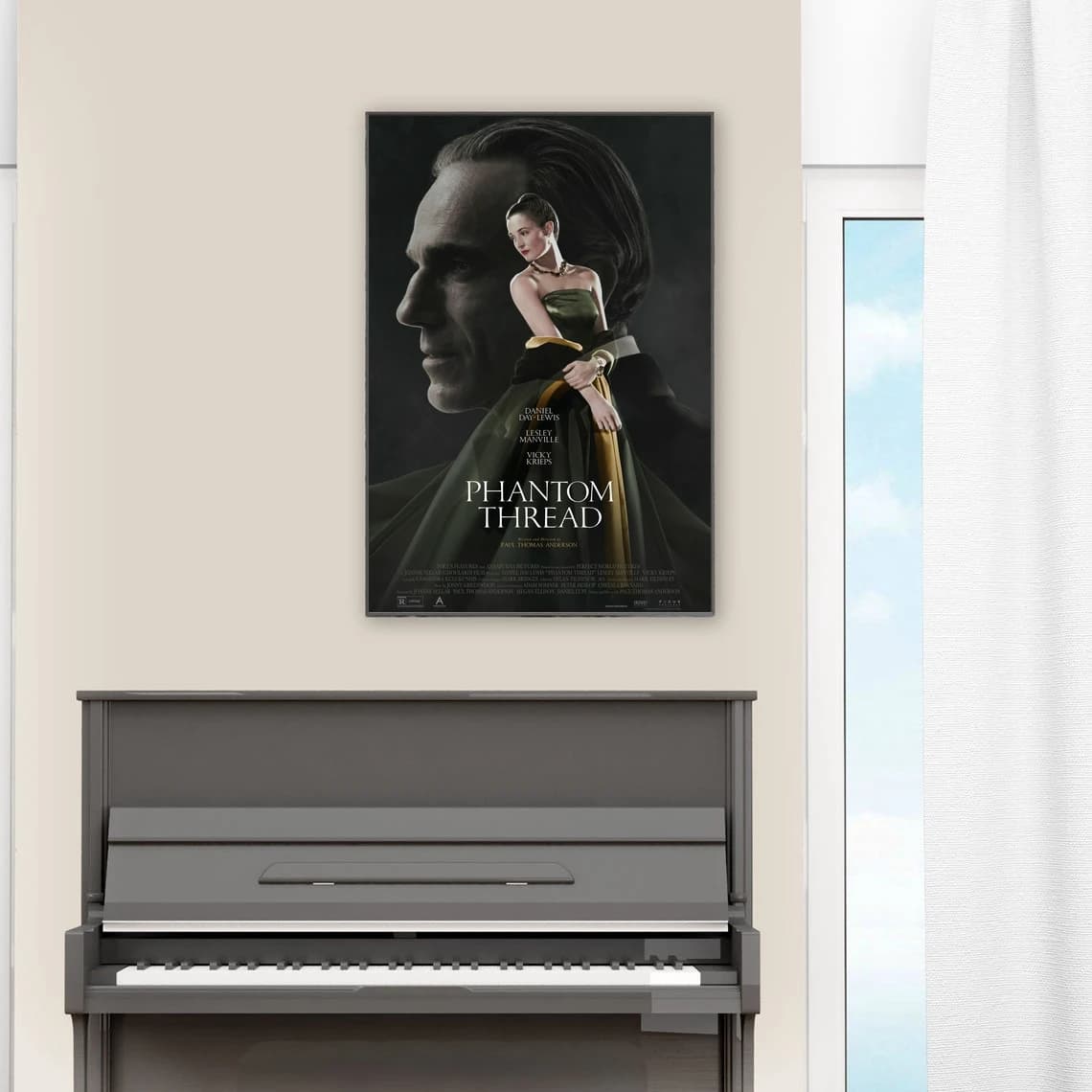 Phantom Thread Copertina del film Poster Stampa artistica su tela Pittura Immagini murali Soggiorno Decorazioni per la casa (senza cornice)
