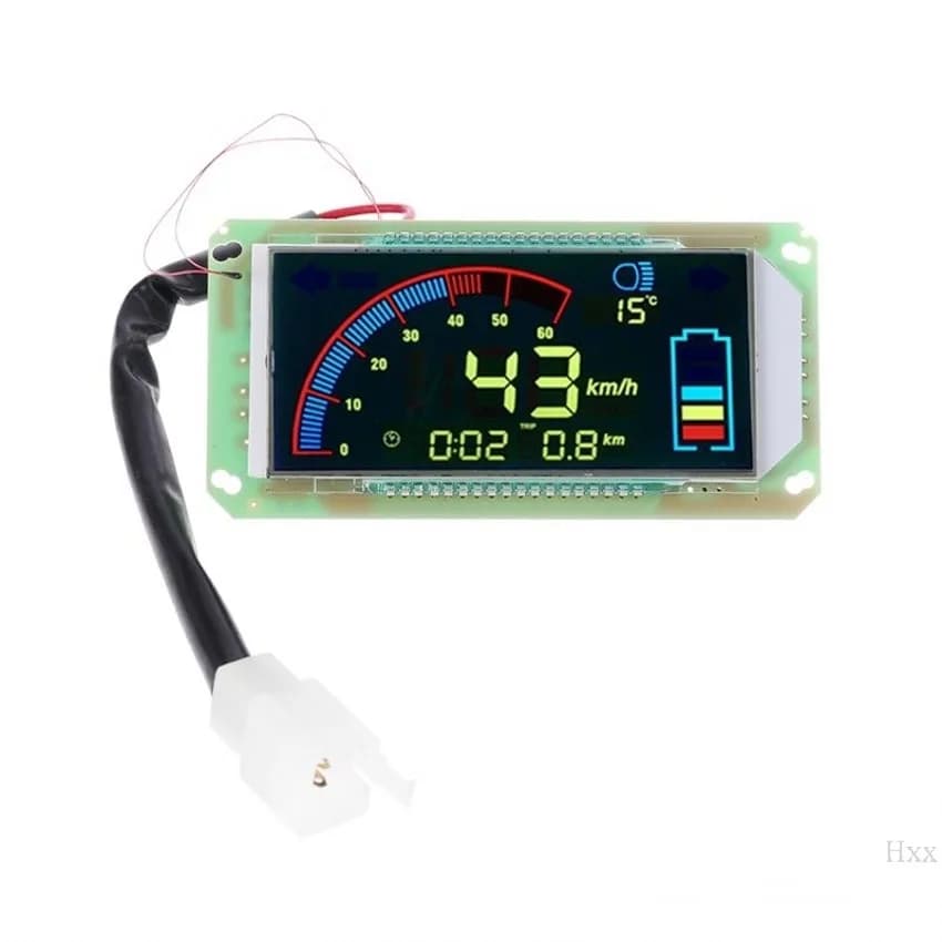 Tachimetro termometro voltmetro multifunzione per batteria al piombo 48V- 72V