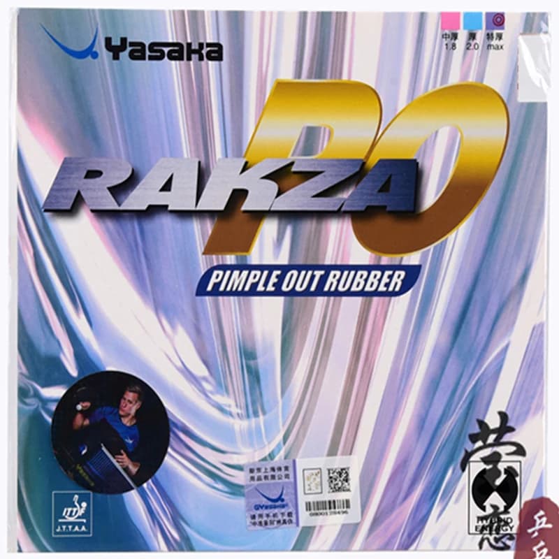 Yasaka RAKZA-gomma da ping pong, racchette da ping pong, Pingpong, Yasaka, RK B-78, originale