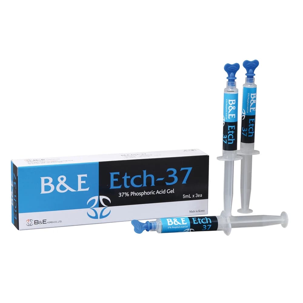 Agent Dental Engraving Gel 37% Phosphoric Acid Etchant Gel Nails Supplies Etchant 5ml syringes 3ea Korean Oral Instruments