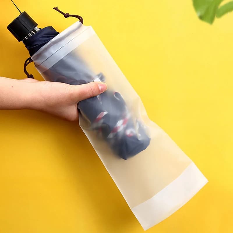 1 pz accessori per ombrelli borsa di copertura per ombrellone riutilizzabile portatile ombrellone per auto barile con coulisse per portaombrelli da ufficio