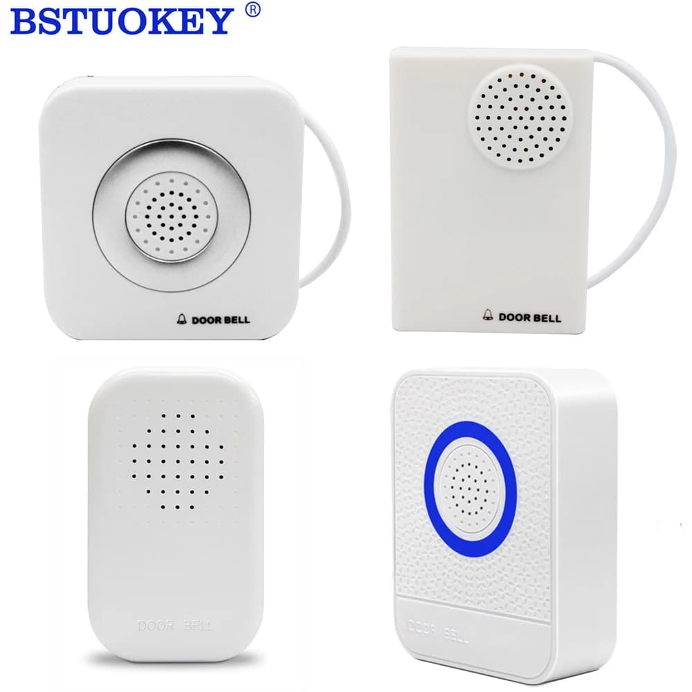 Campanello cablato DC12V Controllo accessi Campanello per porta Suoneria elettronica Dingdong Anello Pulsante Campanello per accesso al sistema di sicurezza domestica