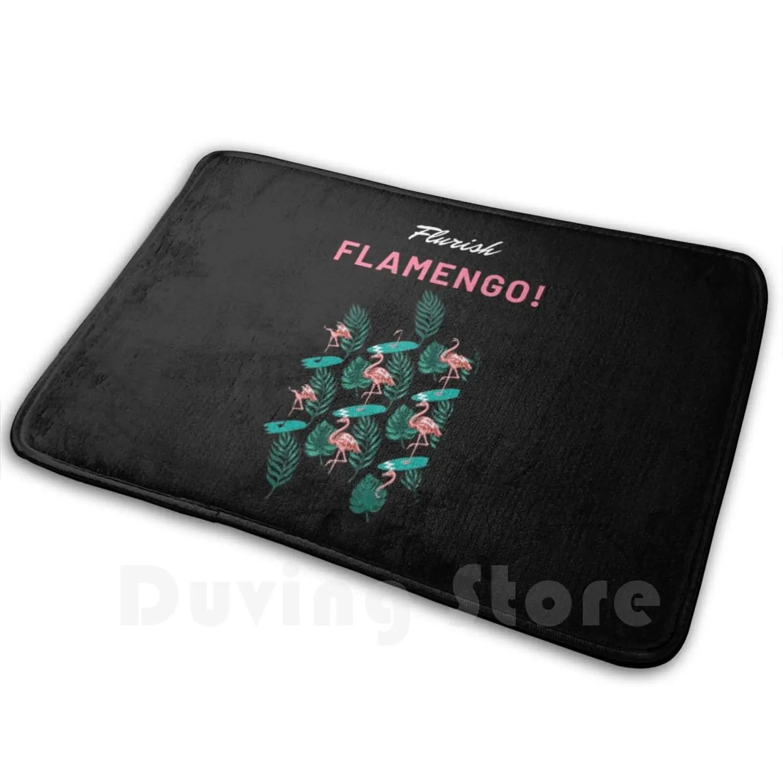 Flurish Flamengo Carpet Mat Rug Cushion Soft Non-Slip Flamingo Flamingo Pink Flamingo Womanclothing Mamamingo Pink