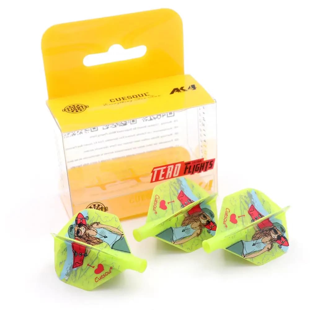 CUESOUL TERO AK4 Dart Flight Forma standard per freccette con punta in acciaio e freccette con punta morbida
