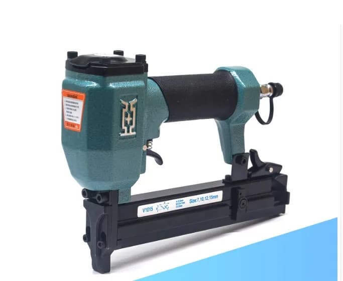 Pistola ad angolo per chiodi pneumatica Pistola per connessione tipo V Lavorazione del legno Lavorazione del legno Pistola sparachiodi V1015 v