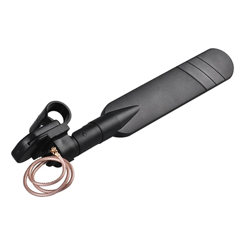 Superbat 5dbi 5,8 GHz Antenna Booster WiFi Clip-On Antenna Cavo da 20 cm per migliorare la rete wireless