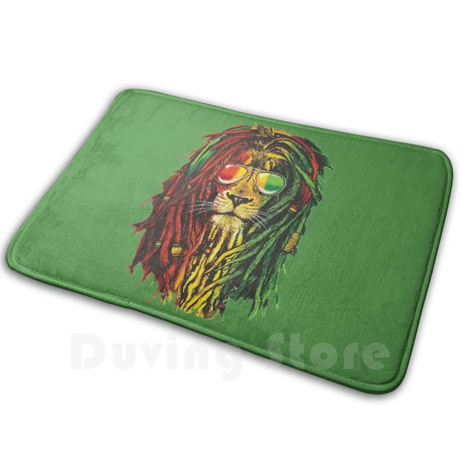 Rasta Lion Art For Reggae Lover Tappeto Tappetino Tappeto Cuscino Morbido Dreads Rasta Rasta Reggae Lion Rasta Rastaman Rasta