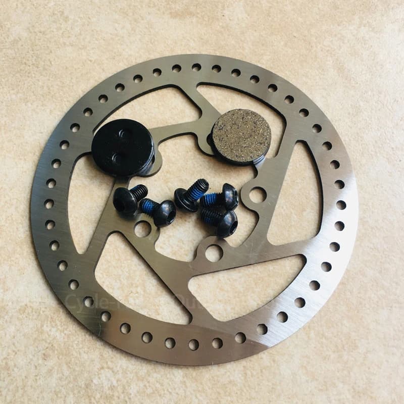 Set di dischi freno da 110 mm, pastiglie freno e viti per monopattino elettrico XIAOMI Mijia M365, accessori per pastiglie freno a disco per monopattino Mi 365.