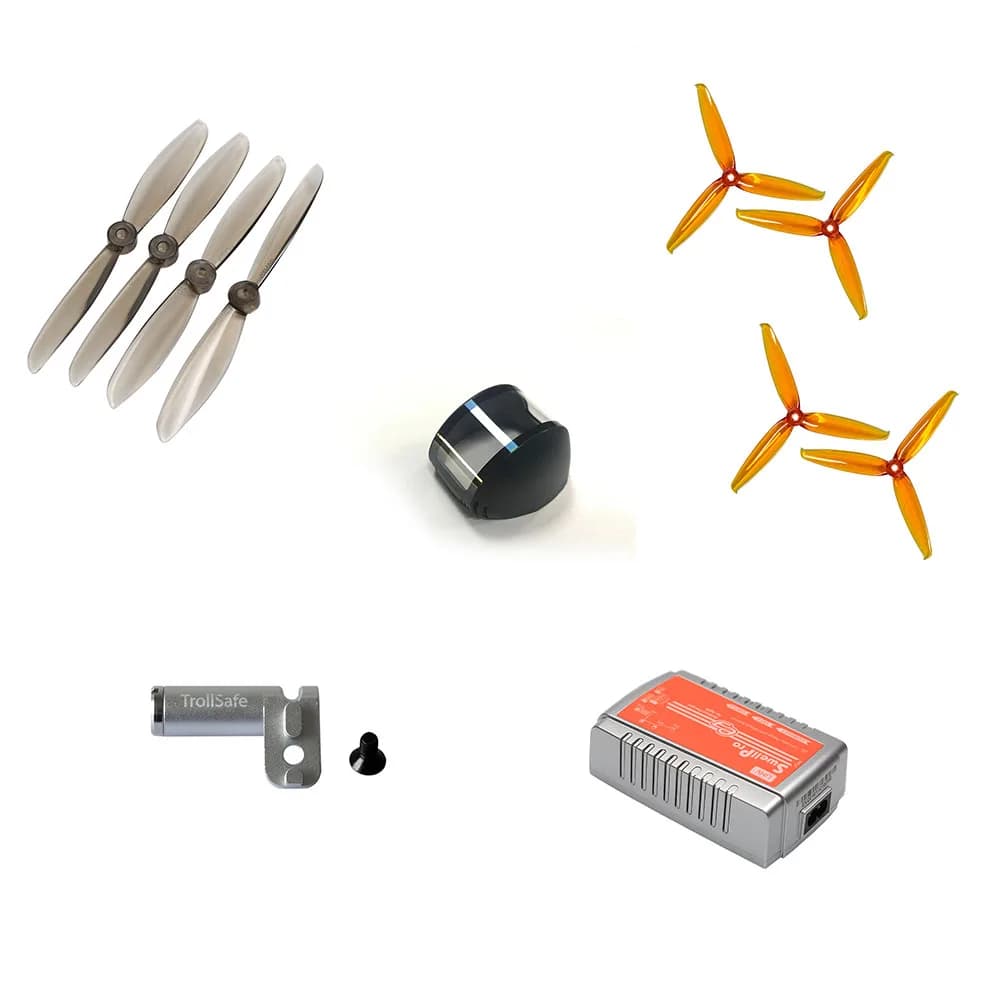 SwellPro Spry RC drone pezzi di ricambio lama elica Tappo obiettivo fotocamera Dragger esca da pesca