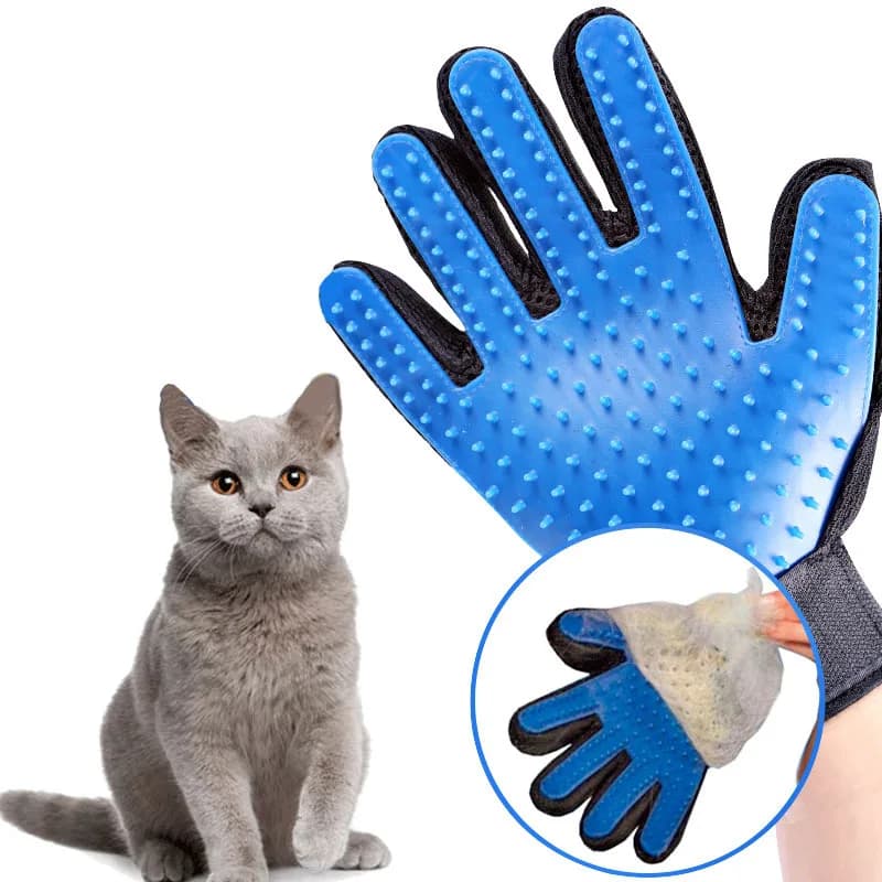 Cane gatto pettini per animali domestici toelettatura spazzola per despargimento guanti pulizia efficace massaggio alla schiena depilazione da bagno per animali
