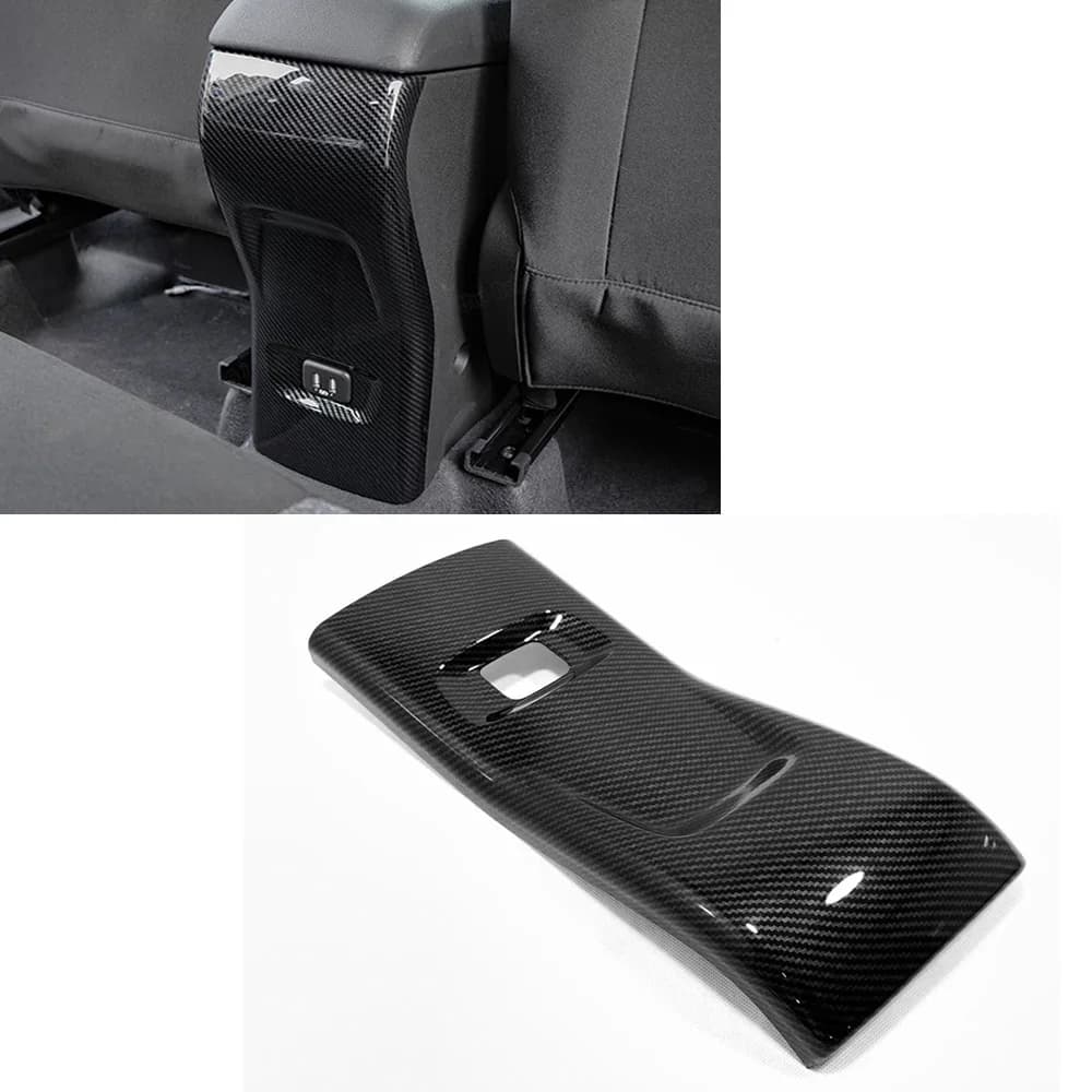 For Chevrolet Tracker Trax 2019 2020 2021 ABS Armrest Box Rear Seat Air Condition Vent Outlet Cover Trim Car Accessories