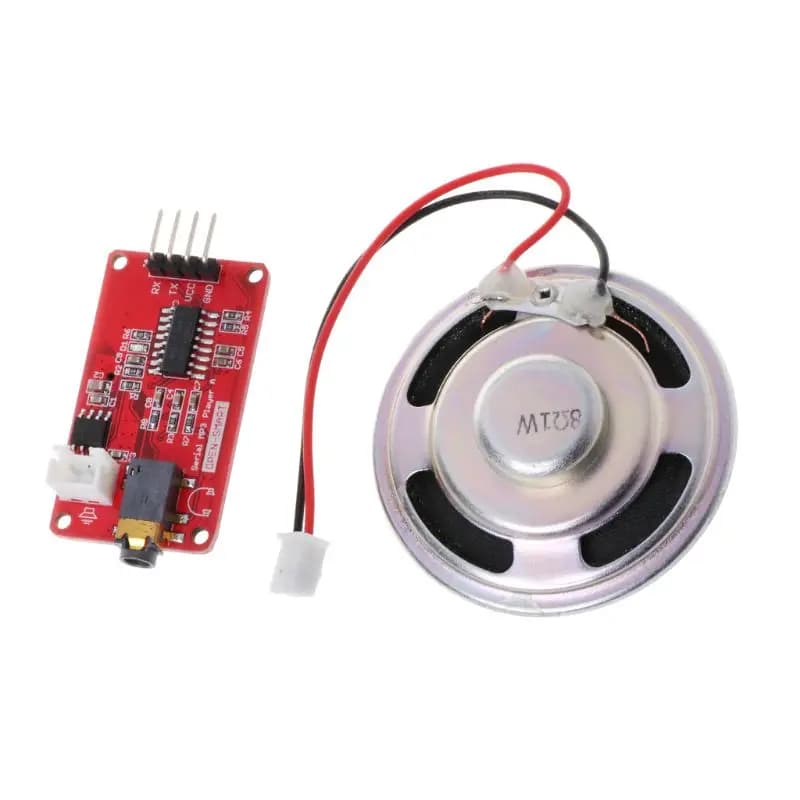 UART Serial MP3 Module Music Reader With Mono Speaker Amplifier Board For Arduino Q6PA