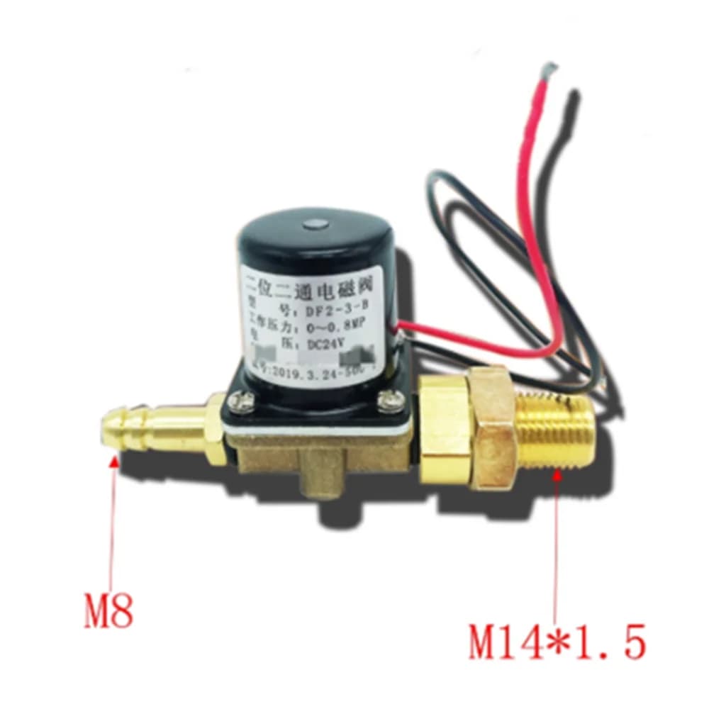 Valvola Solenoide DF2-3-B DC24V, AC36V, AC220V a Due Posizioni e Due Vie per Gas CO2, Gas Argon, Macchine per Saldatura