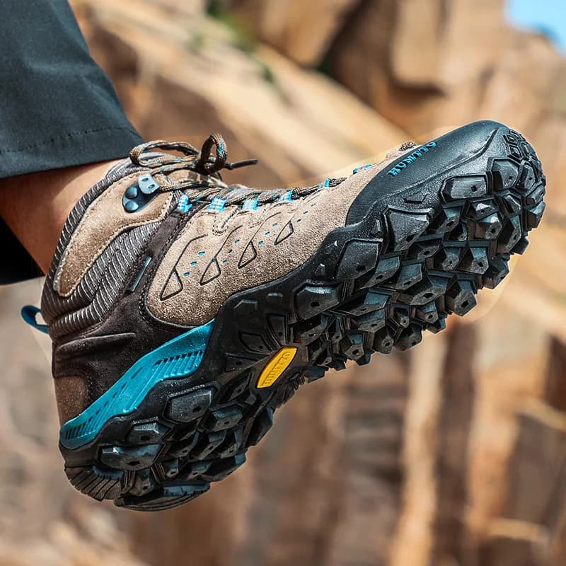 Humtto Scarpe da trekking da esterno antiscivolo Scarpe da ginnastica da arrampicata traspiranti da uomo Trekking Caccia Turismo Stivali da montagna Scarpe tattiche