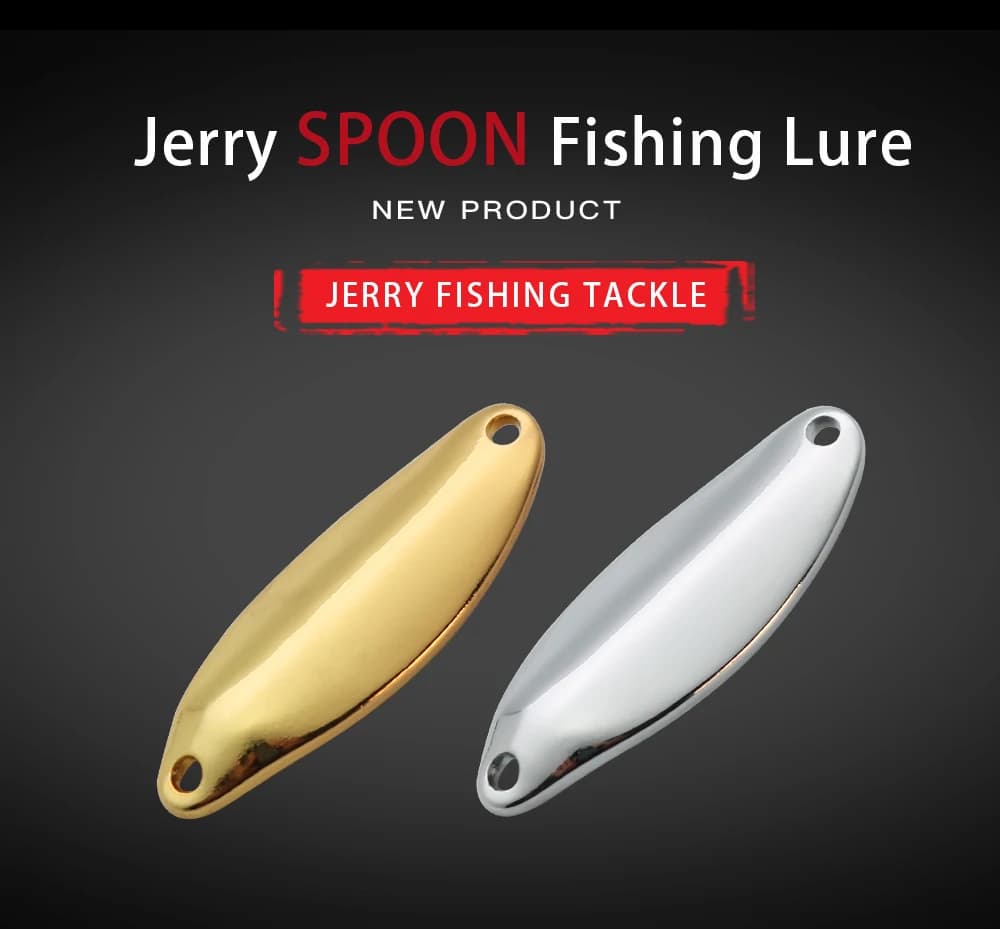 Jerry Mang 3.1g Corpo Grezzo per Cucchiaini da Pesca Non Verniciati, Esche Metalliche per Lago, Trota, Luccio, Blinkers, Spinner
