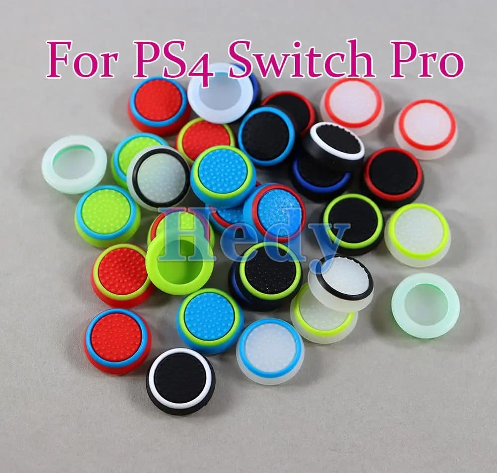 300PCS Multi-colore Del Silicone Tappo Colorato Thumb Stick Joystick Grip Per PS5 PS4 XBOX Serie/ONE/XBOX360 Switch Pro Controller