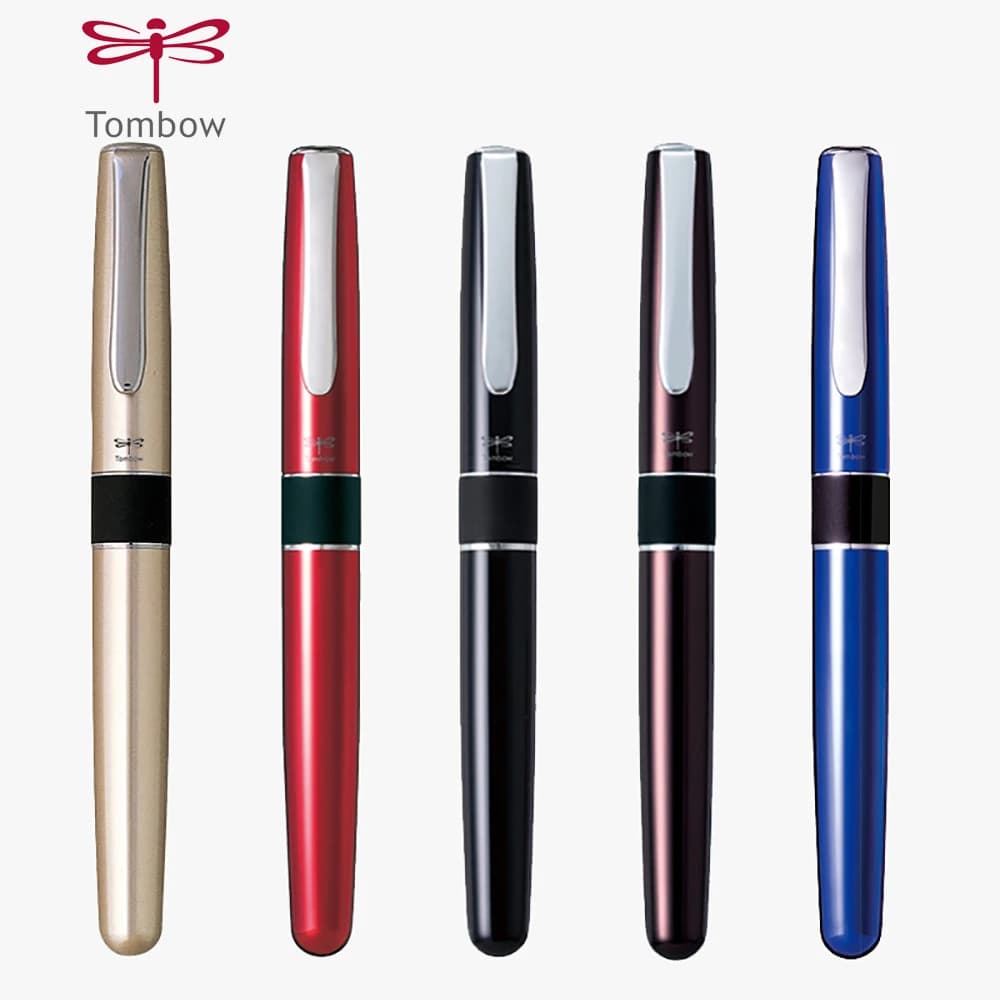 1 Pezzo Penna Gel Tombow ZOOM 505 Giapponese per Firma e Scrittura Professionale con Asta in Metallo, Scrittura Fluida 0.5mm