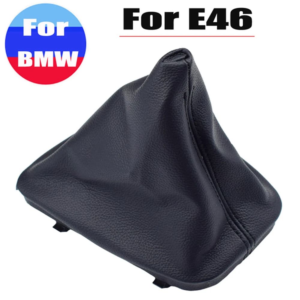 Leather Manual Gear Shift Knob Lever Shifter Gaiter Boot Cover Case For BMW E30 E36 E39 E46 E60 E81 E82 E87 E88 E90 E91 E92 E93