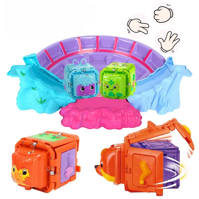 Nuovo Gioco Educativo Kuroba con Deformazione delle Dita, Giocattoli Educativi a Forma di Roccia-Pece-Forbice, Giocattoli per Feste in Famiglia per Bambini e Bambine