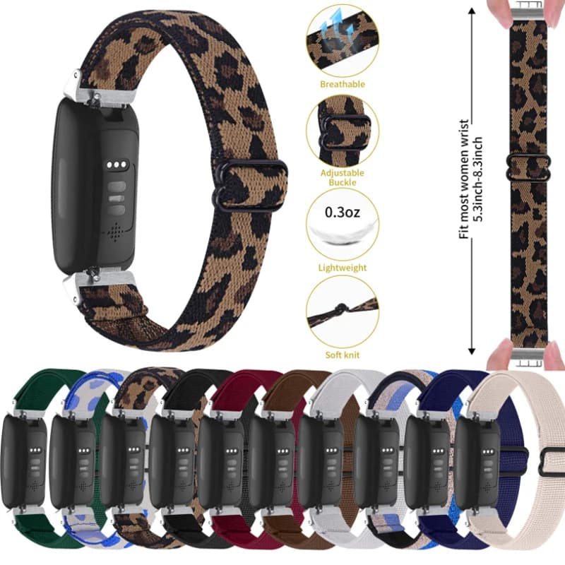 Elastico in nylon per Fitbit inspire 3 2 smart Watch cinturino regolabile per fitbit inspire / Inspire hr cinturino Correa