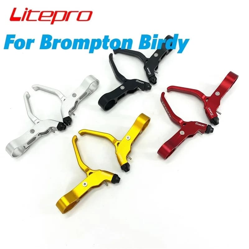 Litepro for brake lever Biray Brompton C caliper V brake levers 22.2mm ultralight folding road bike BYA412 brake lever