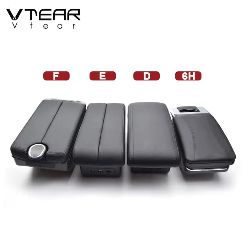 Vtear Car Armrest Box Central Store Content Storage Box Holder Interior Car-Styling Accessories Parts For KIA RIO 3 Rio 4 Rio X