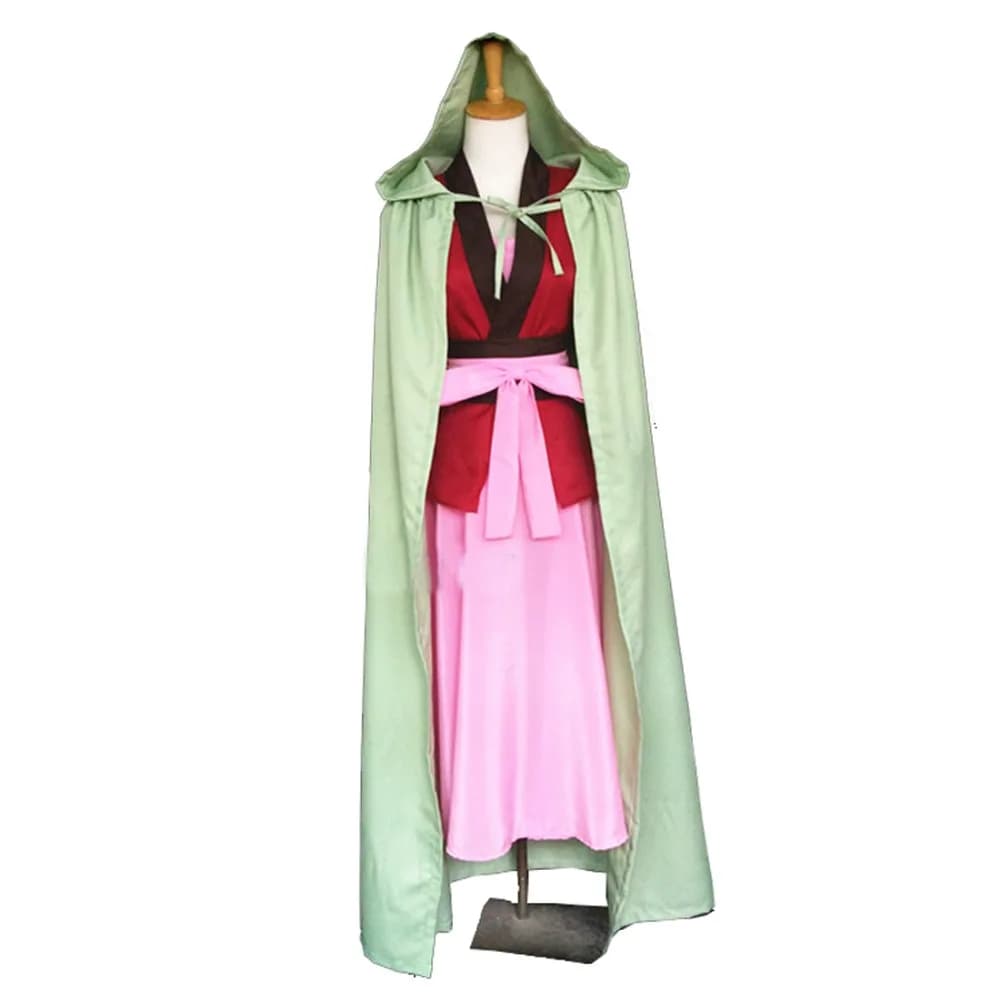 Yona dawn Cosplay Anime Akatsuki no Yona Costume cosplay Halloween Yona Dress uniform dress Mantle with earrings