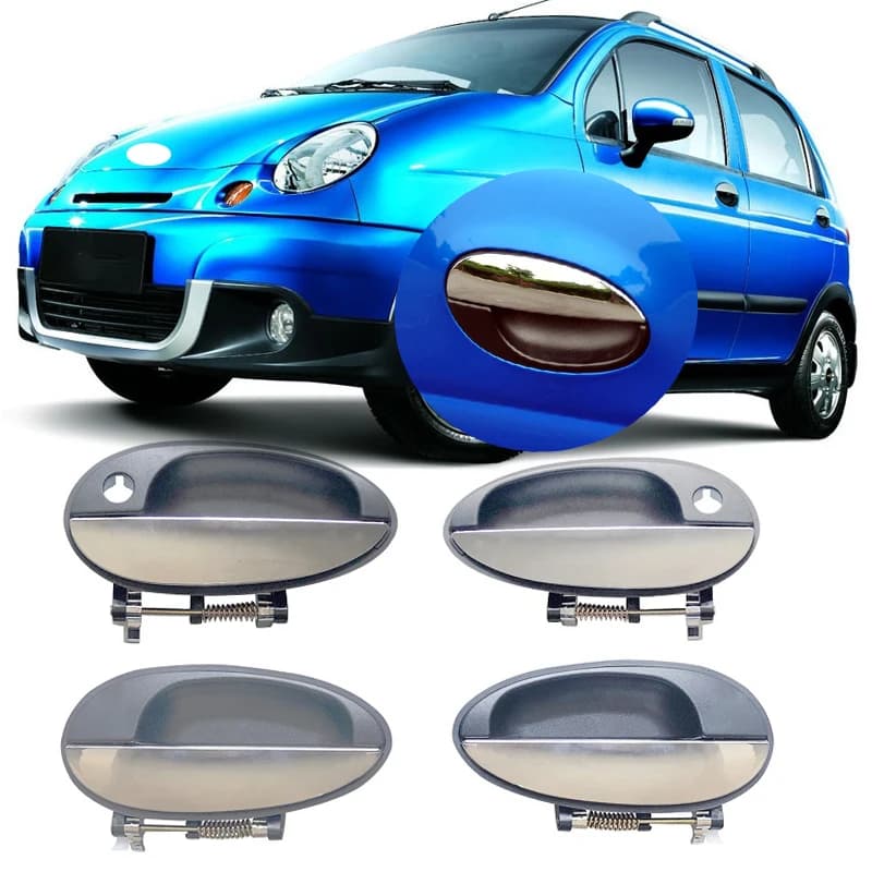 Roavia Per Chevrolet Spark 2004-2010 Auto Porta Esterna Maniglia di Apertura Della Porta Maniglia Chrome Porta Maniglia Esterna Fibbia Maniglia