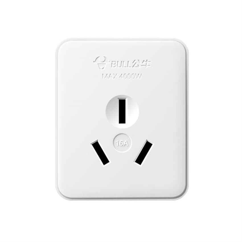 China 3 Flat Pin Wall Surface Mount Power Socket For Heavy Loading Air Con Water Heater AC100~250V