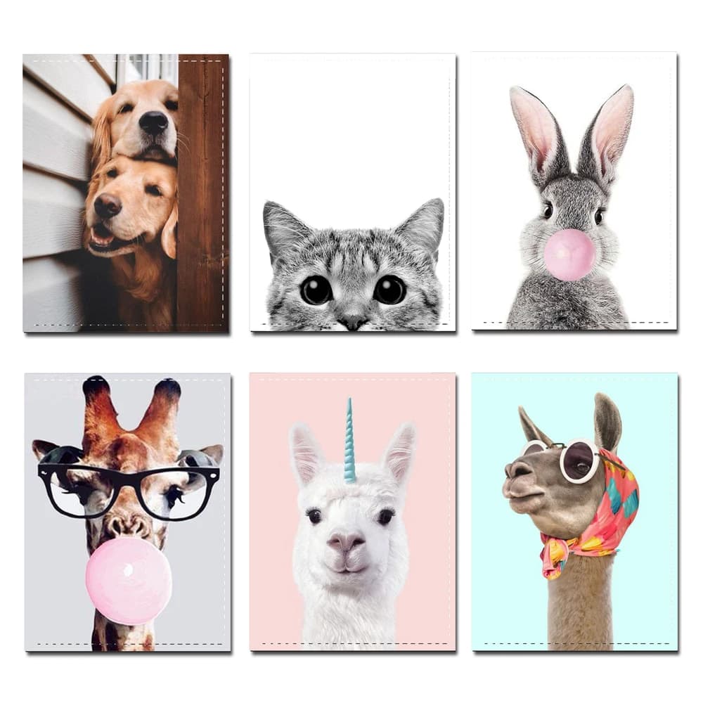 Nuovo cartone animato modello animale copertura del passaporto donne bel cane gatto giraffa Alpaca PU pelle passaporto portafoglio porta carte di credito