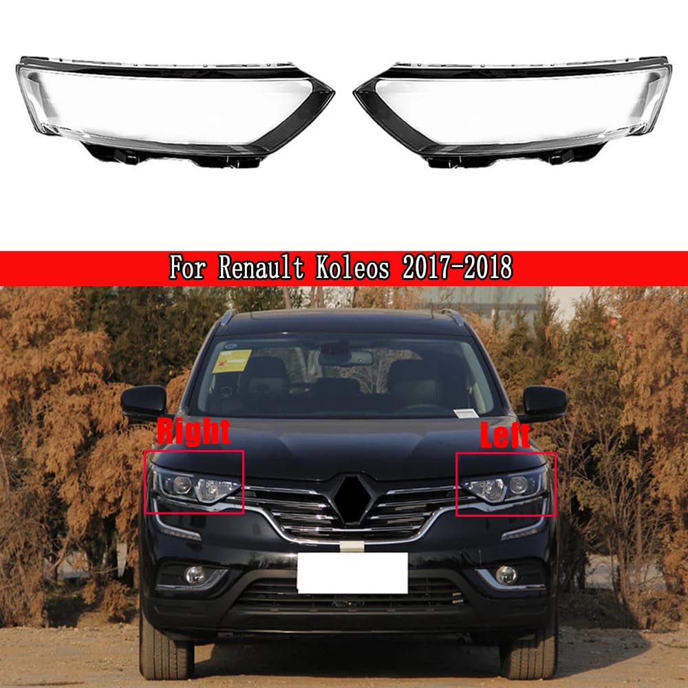 Accessori Auto per Renault Koleos 2016 2017 2018, Copertura Trasparente per Fari, Guscio Protettivo per Lampade in Plexiglass