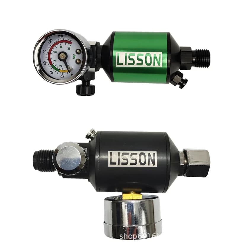 High-pressure fast pneumatic spray gun pressure regulator oil-water separator paint spray gun regulating valve oil-water filter