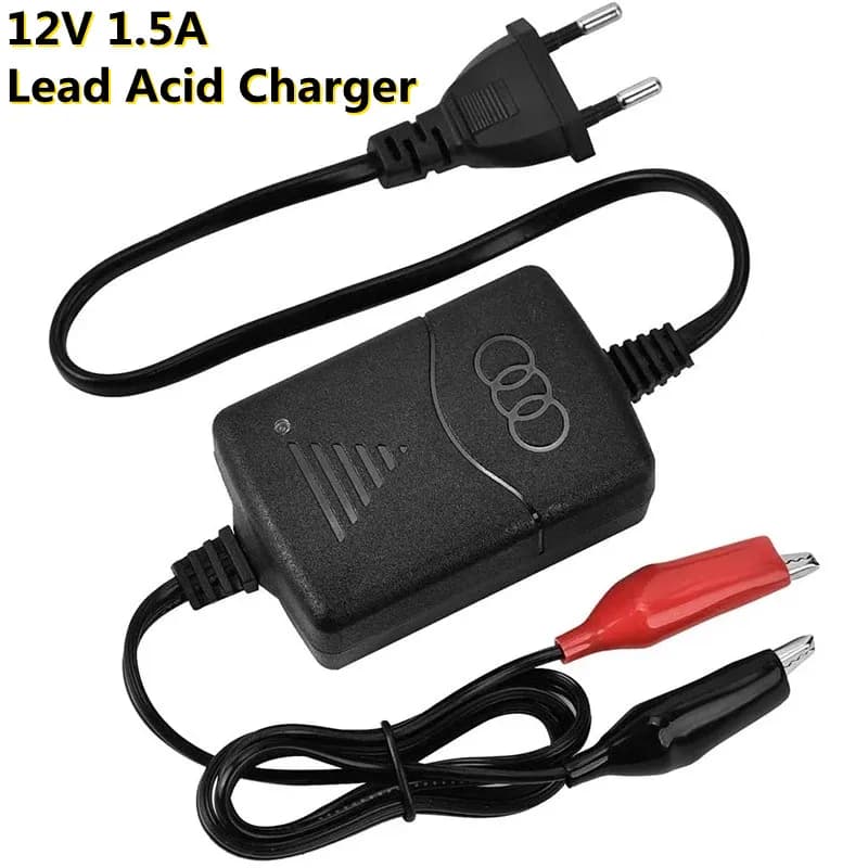 Caricatore moto intelligente 12V 1.5A per auto giocattolo spruzzatore elettrico batteria al piombo 5AH 7AH 9AH 10AH 12AH con indicatore LED
