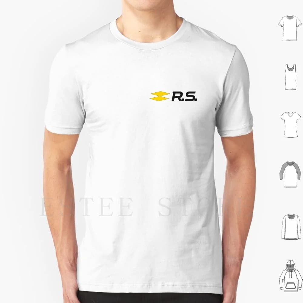 Sport Rs Logo T Shirt Man Cotton 6xl Sport French Megan Rs Tritato Sportcar Fun because Manufacturer