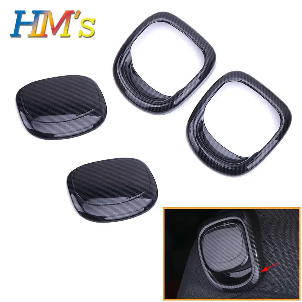 Car Styling Decorazione Accessori Per MINI Cooper F56 F55 Seggiolino Auto Maniglia Posteriore Adesivo Telaio di Copertura Trim Per MINI JCW F56