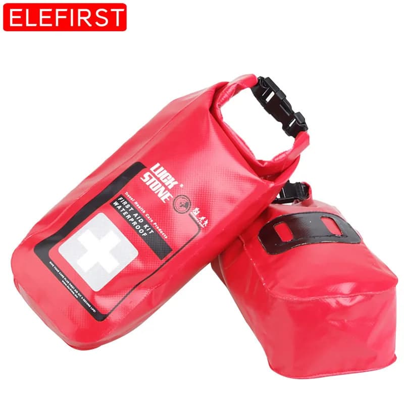 Nuova borsa di pronto soccorso portatile impermeabile da 2 litri Kit di emergenza da campeggio all'aperto Solo custodia per viaggi in auto a casa Pesca Escursionismo Sport